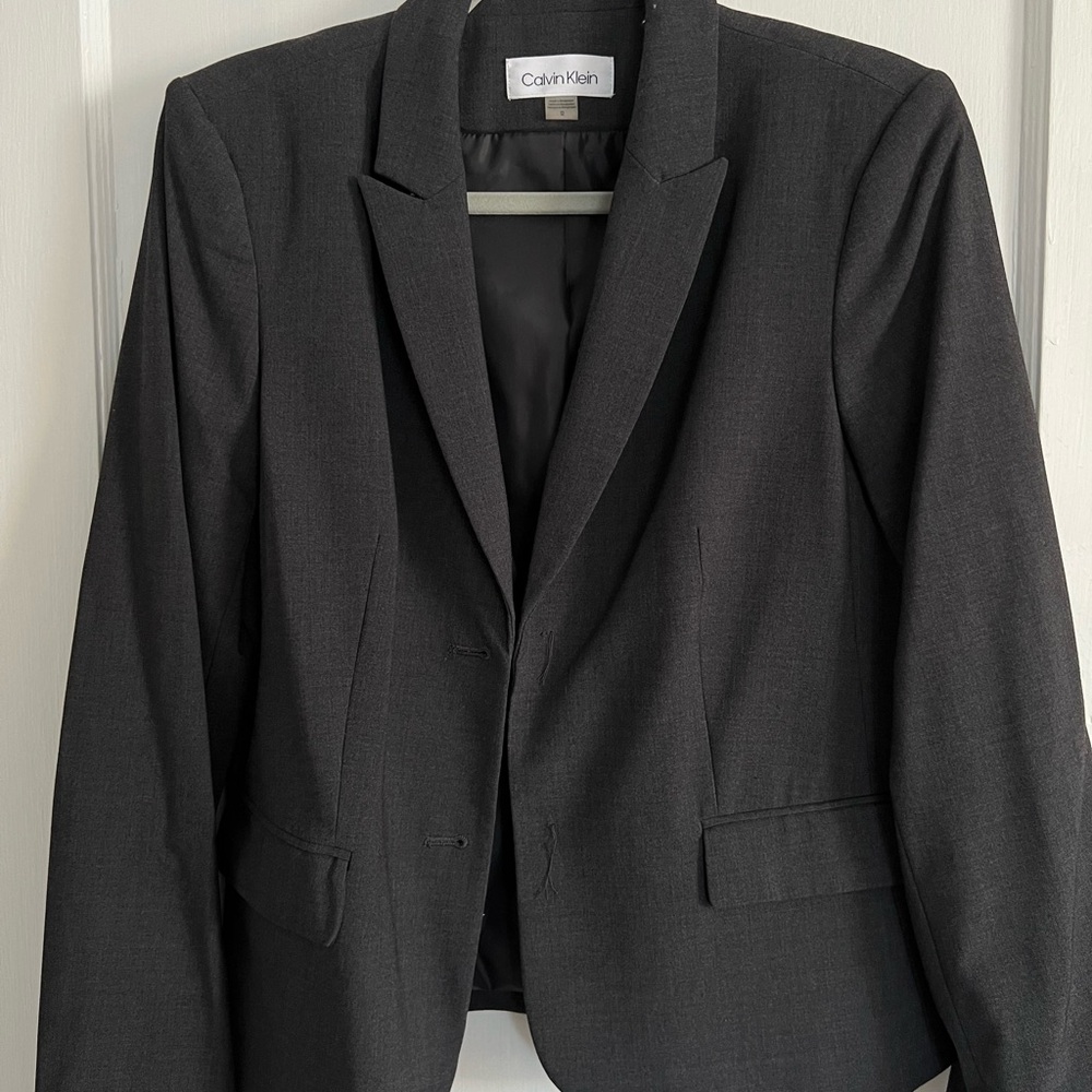 Calvin Klein Women’s Dark Grey Blazer